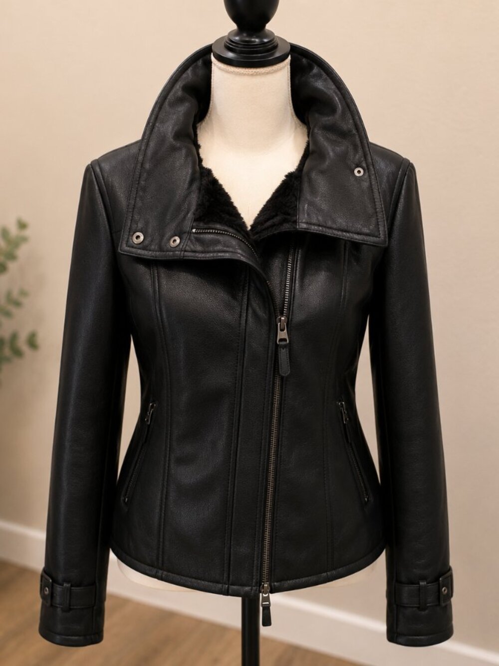 Via Spiga Faux Suede Jacket - Picture 2 of 6